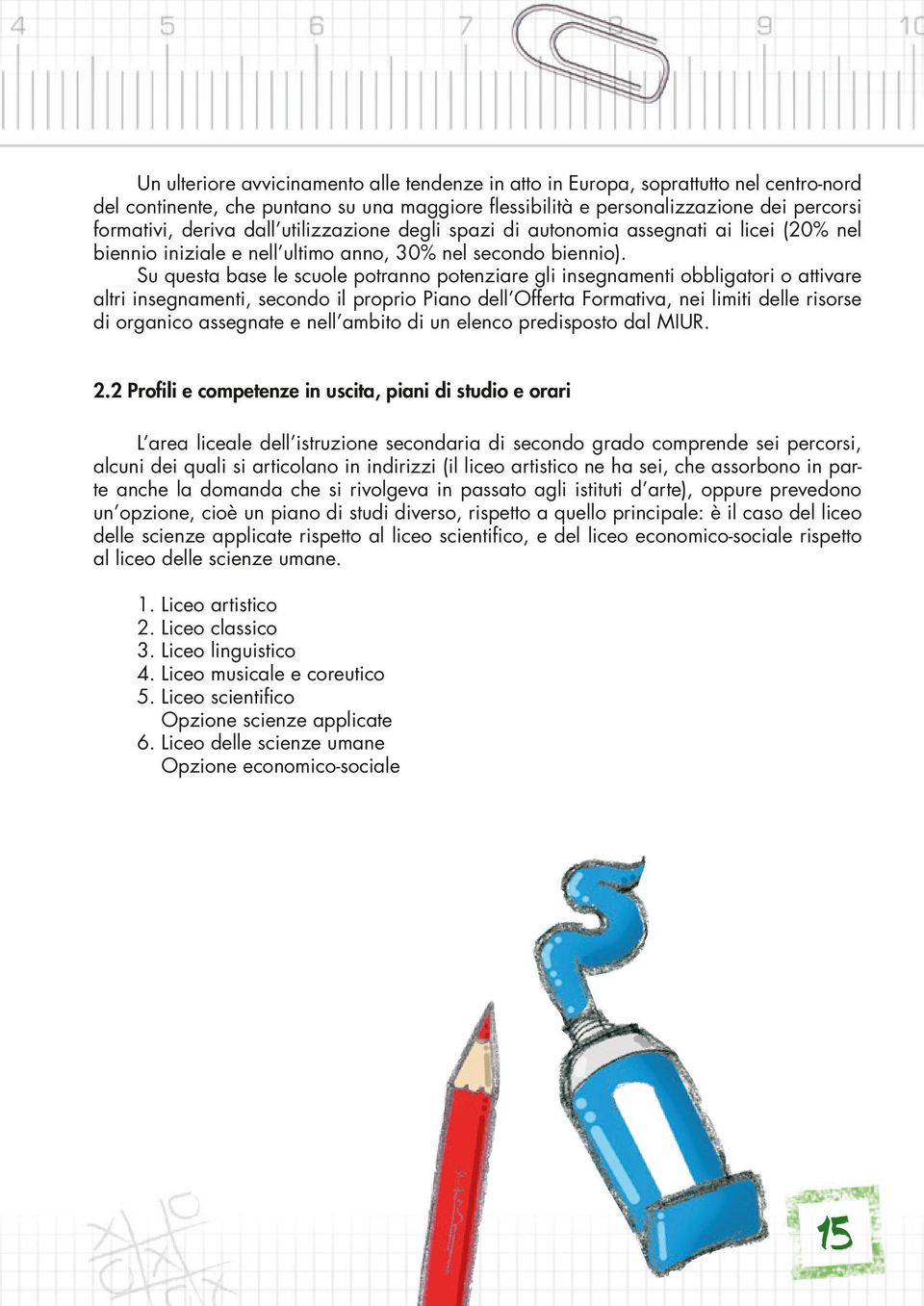 Su questa base le scuole potr potenziare gli insegnamenti obbligatori o attivare altri insegnamenti, secondo il proprio Piano dell Offerta Formativa, nei limiti delle risorse di organico assegnate e