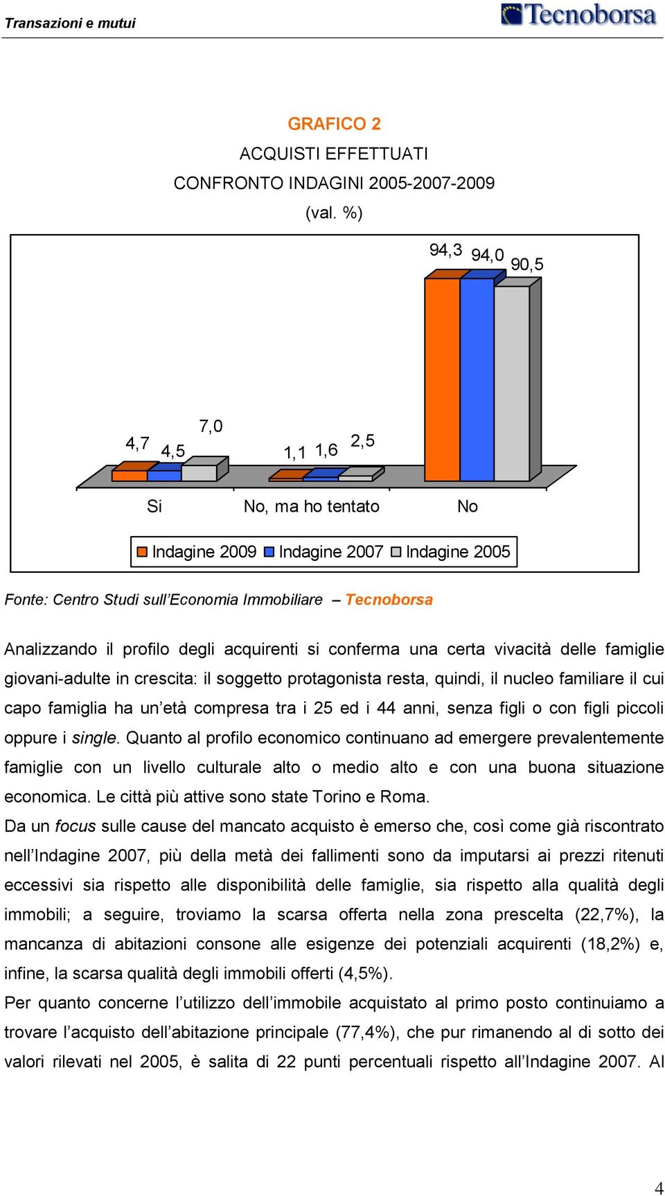 Quanto al profilo economico continuano ad emergere prevalentemente famiglie con un livello culturale alto o medio alto e con una buona situazione economica.