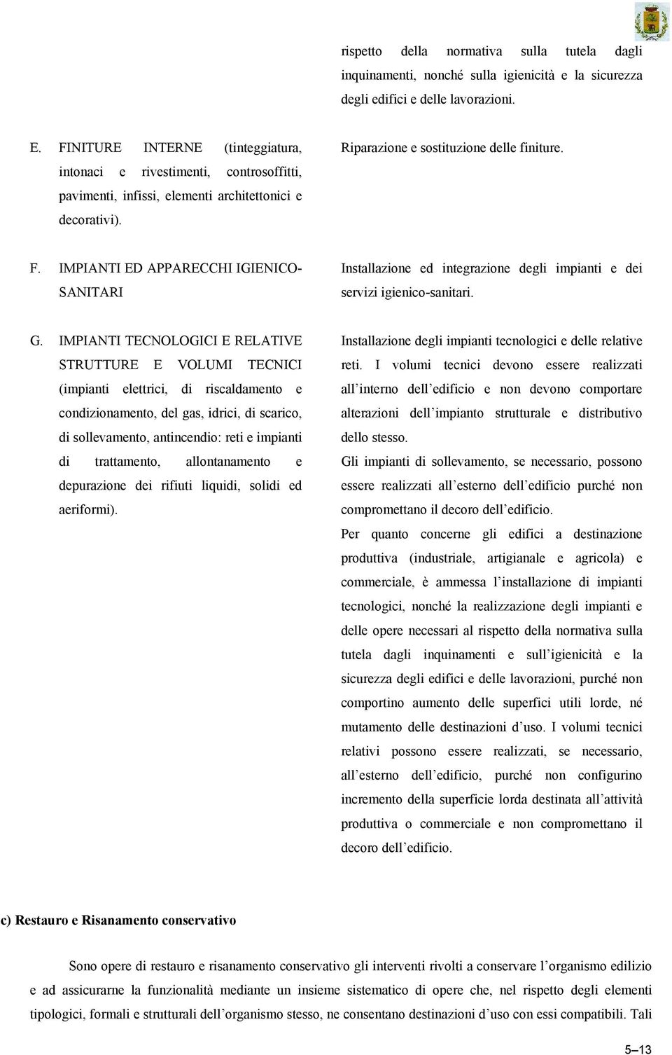 IMPIANTI ED APPARECCHI IGIENICO- SANITARI Installazione ed integrazione degli impianti e dei servizi igienico-sanitari. G.