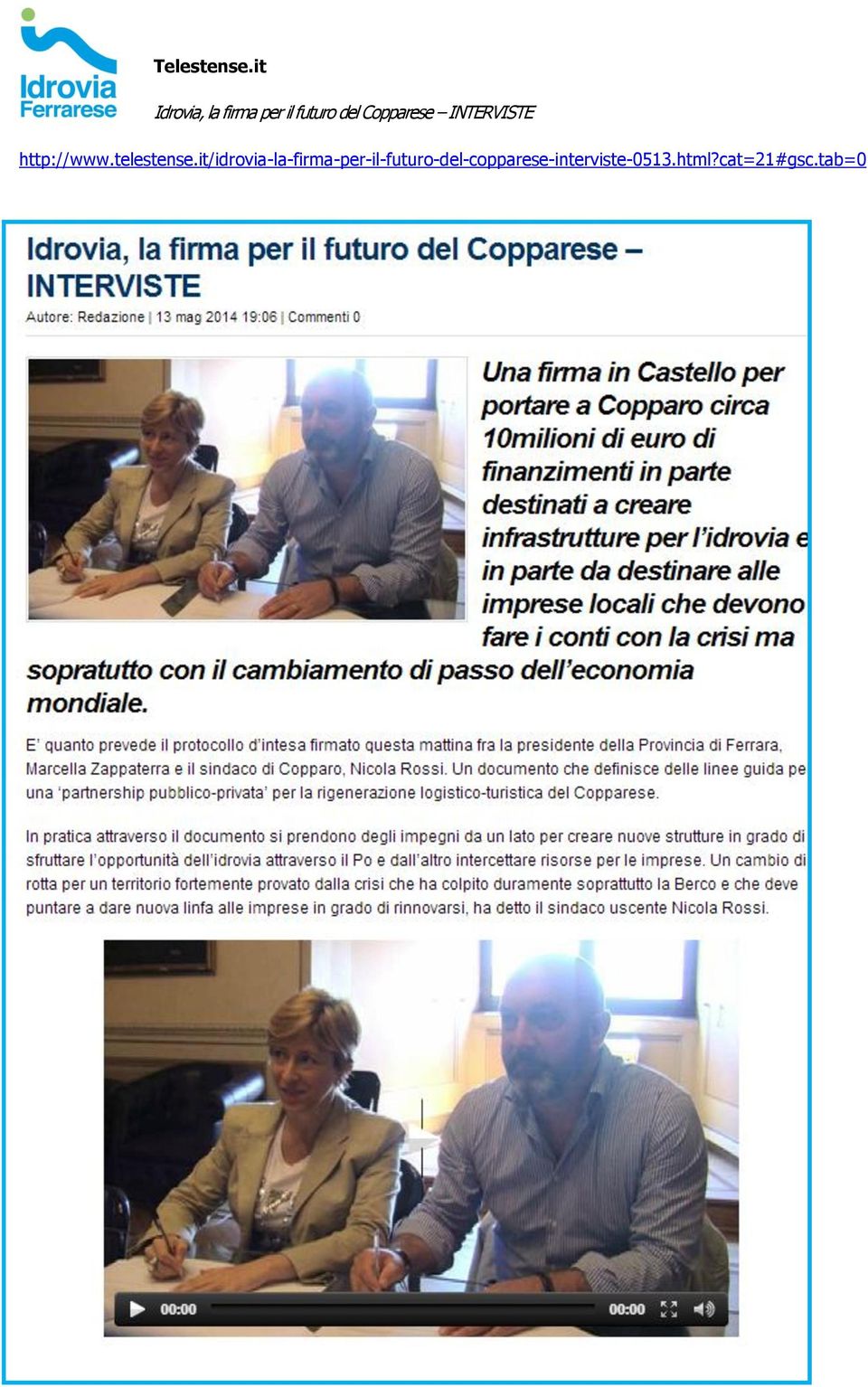 Copparese INTERVISTE http://www.telestense.