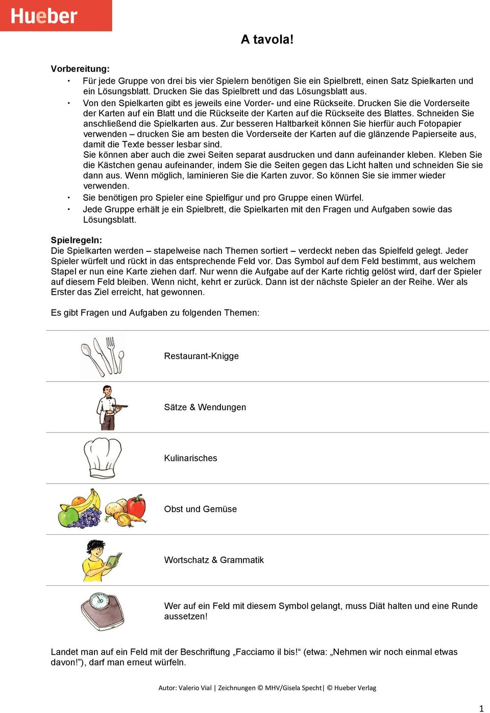 Schneiden Sie anschließend die Spielkarten aus.