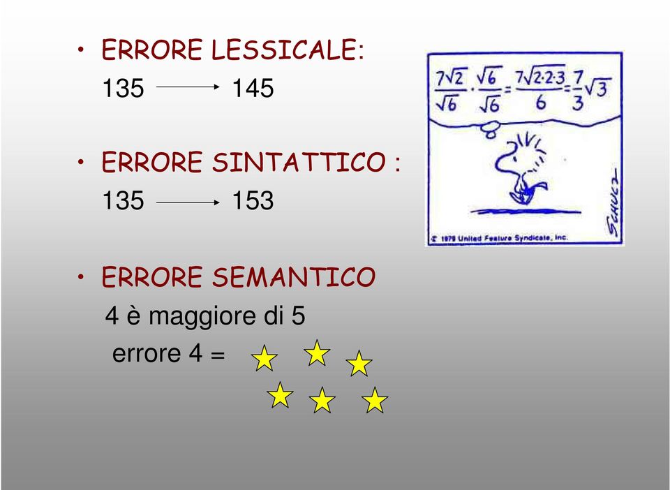 135 153 ERRORE SEMANTICO