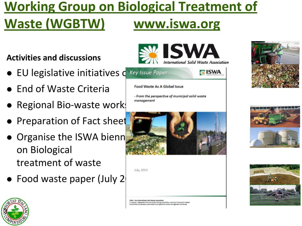 End of Waste Criteria Regional Bio-waste workshops Preparation of Fact sheets
