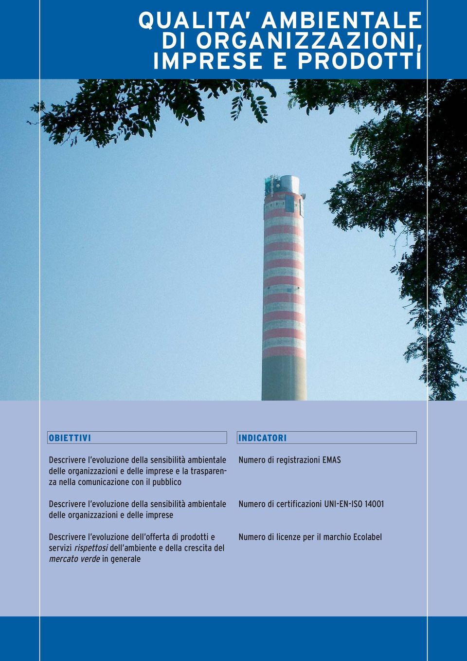 ambientale delle organizzazioni e delle imprese Descrivere l evoluzione dell offerta di prodotti e servizi rispettosi dell ambiente e