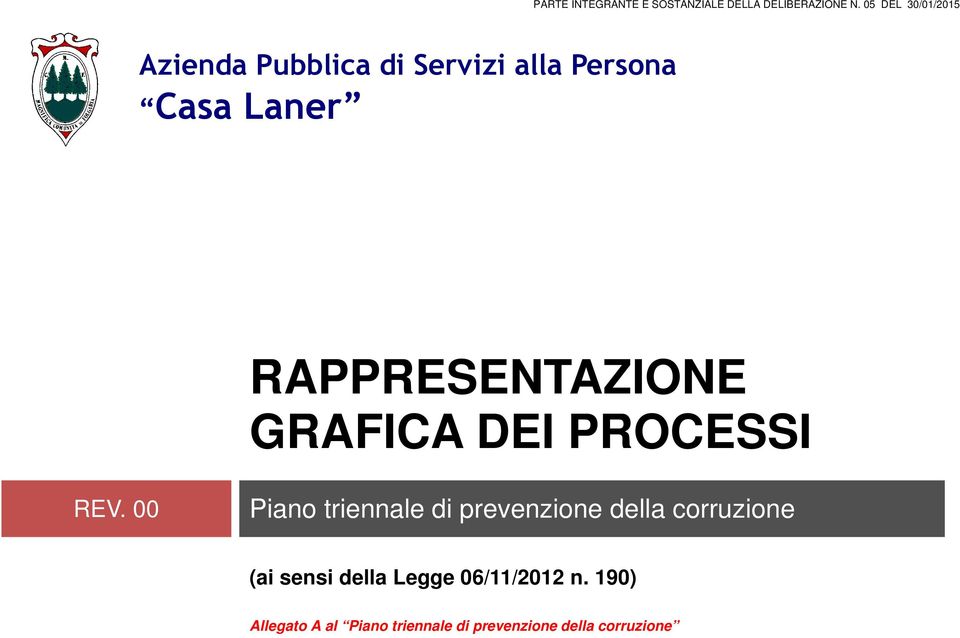 00 Piano triennale di prevenzione della corruzione (ai sensi