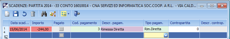 Aziende che registrano le fatture emesse da contabilita 2 Contabilità Generale 1 Gestione Giornaliera 1 Gestione Prima Nota Digitare la data di emissione dell autofattura (es: 15/06/14) e cliccare