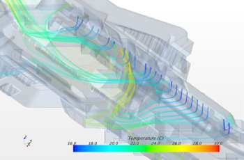 I risultati delle simulazioni permettono di evidenziare le caratteristiche dei campi di moto e temperatura in ogni punto del dominio in funzione delle diverse condizioni ambientali e di funzionamento