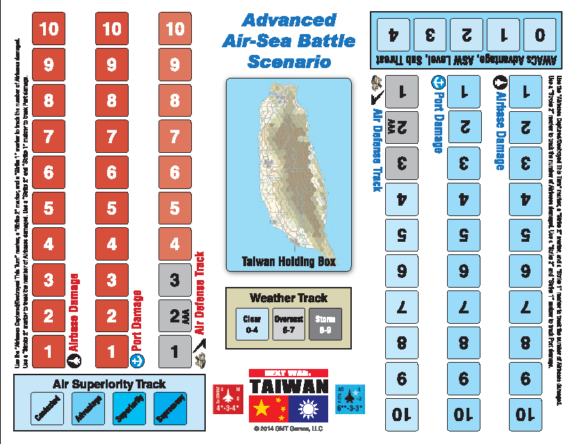 Danni alle Basi Aeree Danni ai Porti Tabella Difesa Aerea Tabella Difesa Aerea Danni ai Porti Danni alle Basi Aeree LA PROSSIMA GUERRA: TAIWAN Scenario Avanzato Battaglia Aeronavale Vantaggio AWAC,