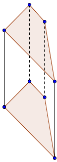 3D Geometria solida - Un prisma retto ha un area totale di 336 cm, per base un triangolo rettangolo che ha l ipotenusa di cm e il cateto minore è di 7 cm. Calcolate l altezza del prisma dato.