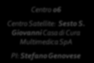 Centri partecipanti Centro 01 Centro Coordinatore: Firenze A.O.U.C. Careggi, Diabetologia PI: Edoardo Mannucci Centro 06 Centro Satellite: Sesto S.