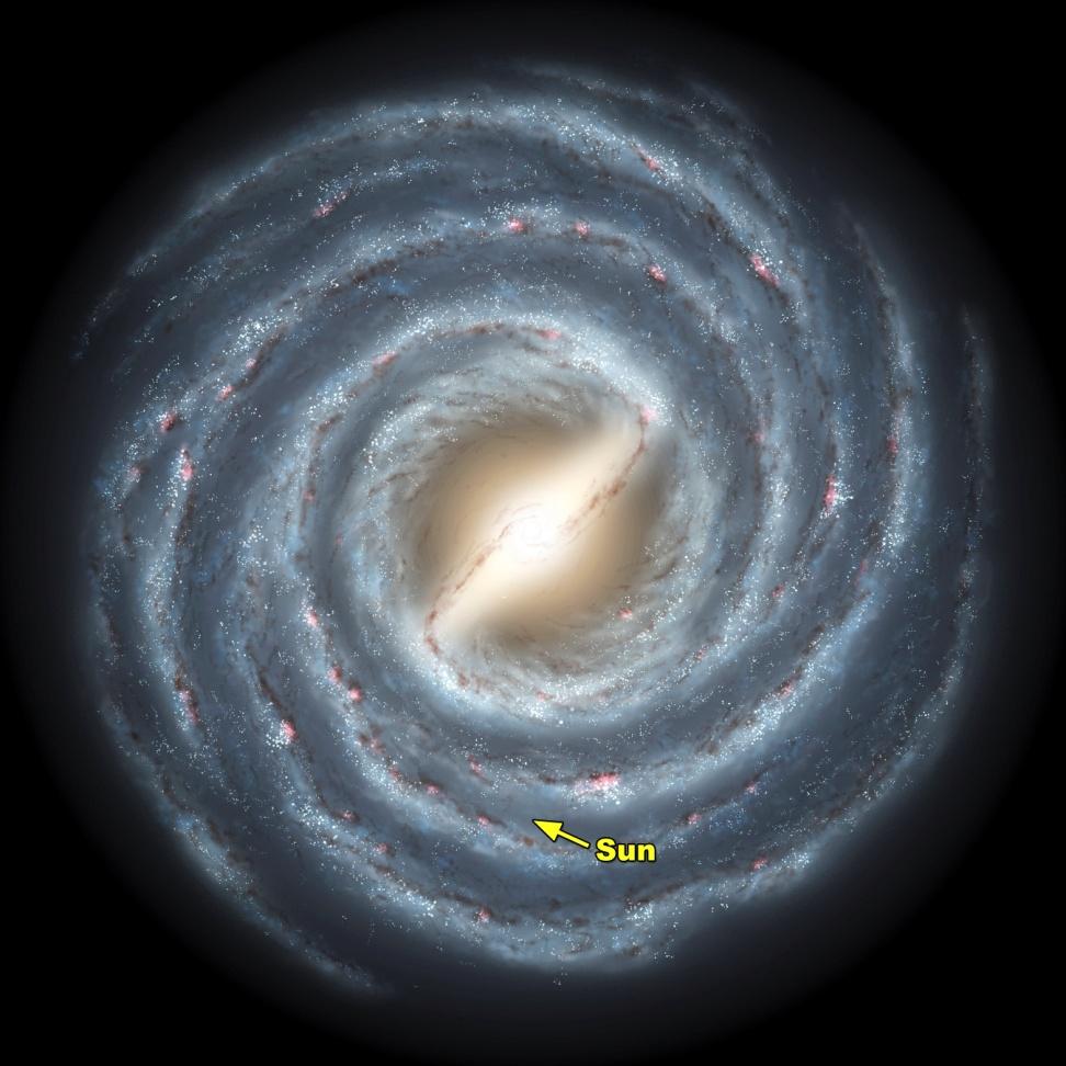 Il sistema solare è situato nella periferia di una normale galassia spirale, la Via Lattea Essa contiene circa 400 miliardi di