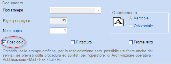 Opzione Dipendente Note Selezionare l'opzione per pubblicare i documenti ai dipendenti. L opzione non è disponibile se il campo <Imbustabili> è selezionato.