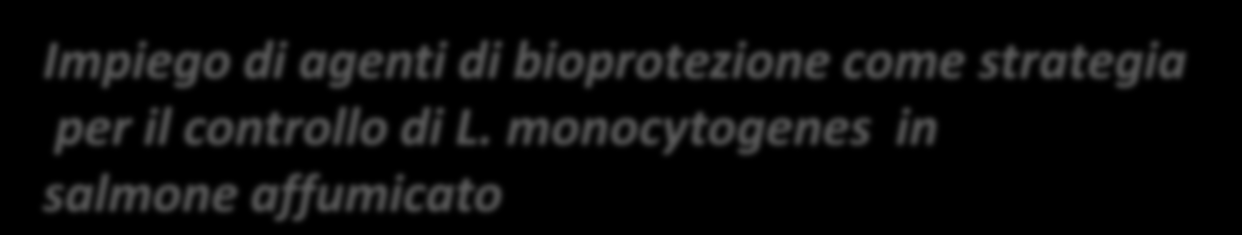 Impiego di agenti di bioprotezione come strategia per il controllo di L.