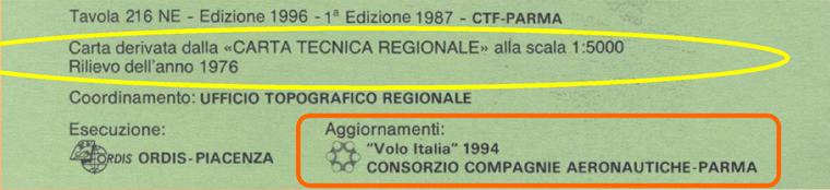 Limiti della cartografia Su ogni carta è indicata la data di aggiornamento. Normalmente si lavora sempre su carte vecchie.