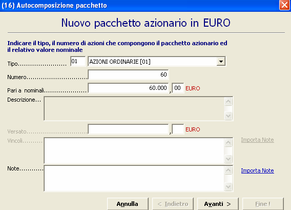 Utilizzando il pulsante Aggiungi inserire C (comunicazione) nel campo Forma Atto il codice 508 nel campo Codice Atto, nonché la Data Atto che coincide con la data di approvazione del bilancio.