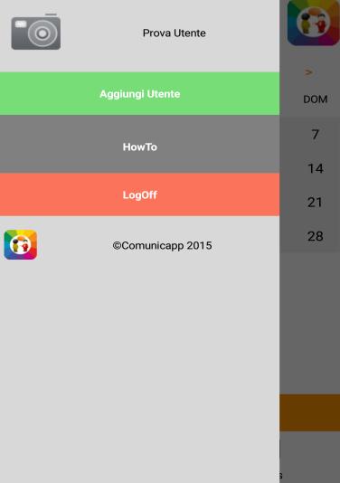 Logo Login e scelta del comune Calendario Scelta disdetta, pasto in bianco, Attivazione/disattivazione servizio Ricariche, estratto conto Utility Download e Upgrade App Le applicazioni sono soggette