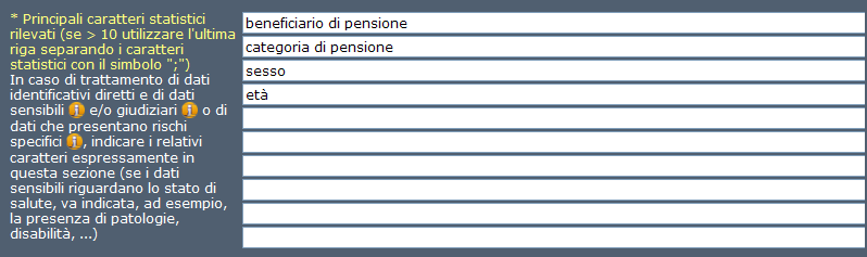 Per informativa inidonea si intende: Se nella categoria di pensione, ad esempio,