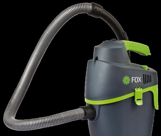ASPIRAPOLVERE / DRY VACUUM CLEANER Fox è un nuovo aspiratore, portatile e compatto, per polveri fini. Si può utilizzare senza sacco carta.