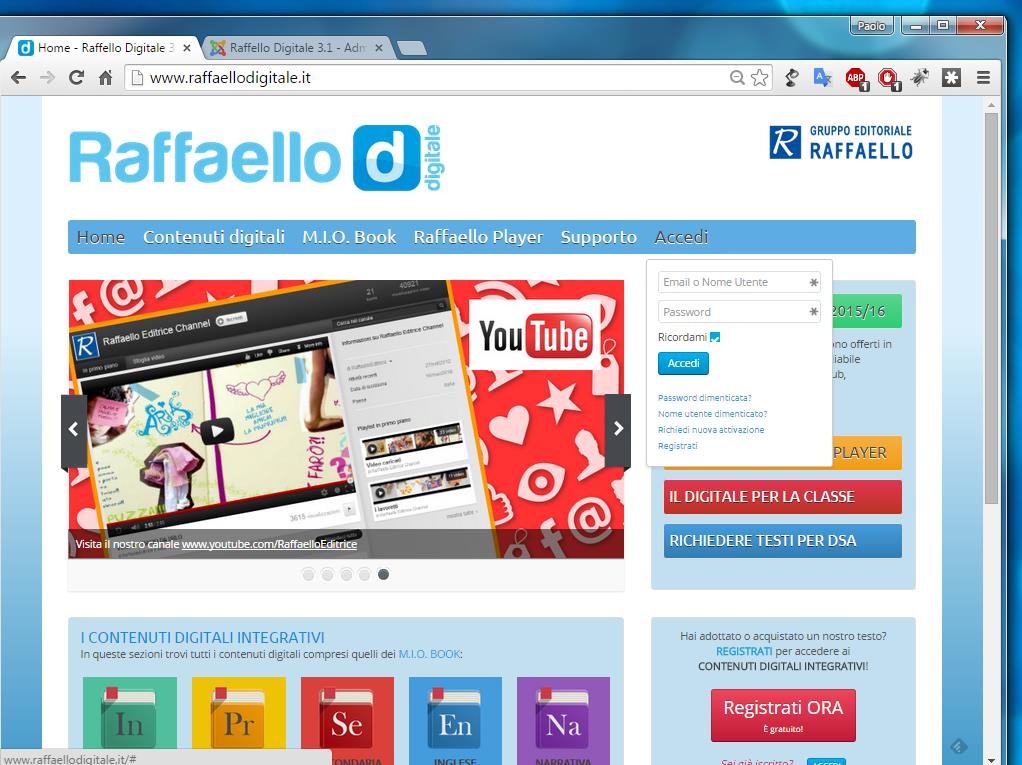 INSTALLARE IL RAFFAELLO PLAYER IL FILE.