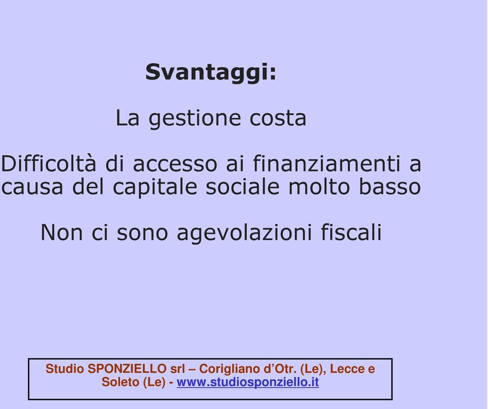 finanziamenti a causa del capitale