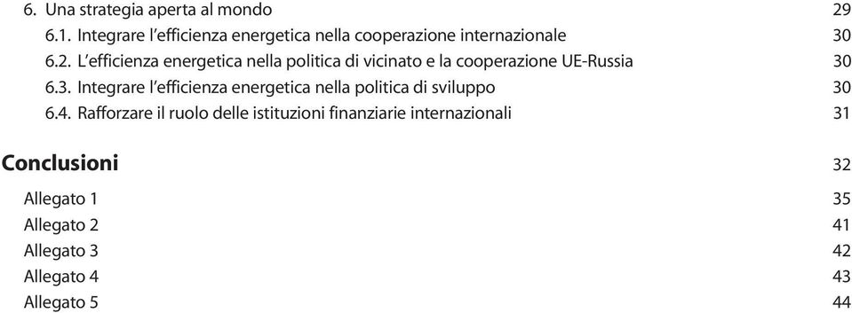 L efficienza energetica nella politica di vicinato e la cooperazione UE-Russia 30