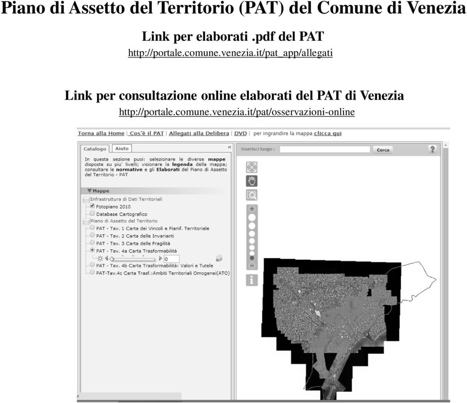 it/pat_app/allegati Link per consultazione online elaborati del