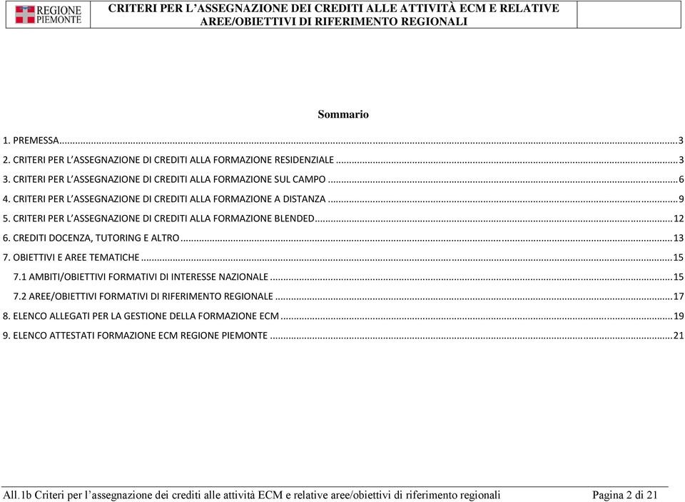 OBIETTIVI E AREE TEMATICHE...15 7.1 AMBITI/OBIETTIVI FORMATIVI DI INTERESSE NAZIONALE...15 7.2 AREE/OBIETTIVI FORMATIVI DI RIFERIMENTO REGIONALE...17 8.