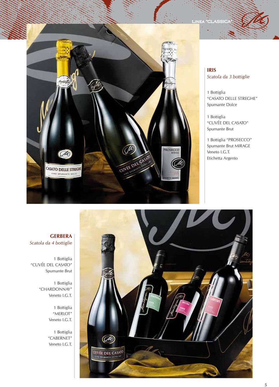 Spumante Brut 1 Bottiglia PROSECCO Spumante Brut MIRAGE Veneto I.G.T.