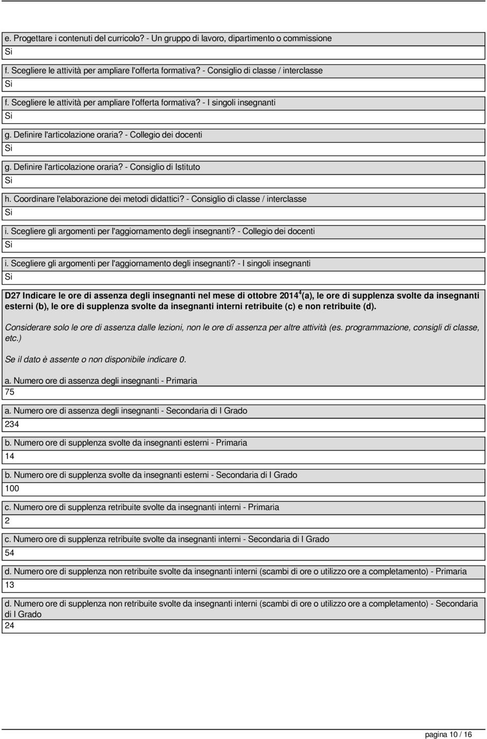 Coordinare l'elaborazione dei metodi didattici? - Consiglio di classe / interclasse i. Scegliere gli argomenti per l'aggiornamento degli insegnanti? - Collegio dei docenti i.