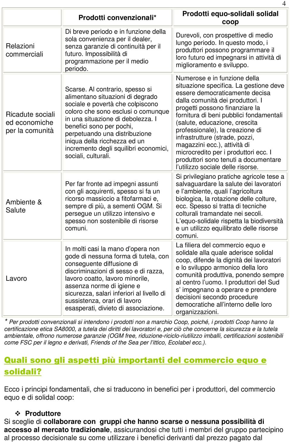 Al contrario, spesso si alimentano situazioni di degrado sociale e povertà che colpiscono coloro che sono esclusi o comunque in una situazione di debolezza.