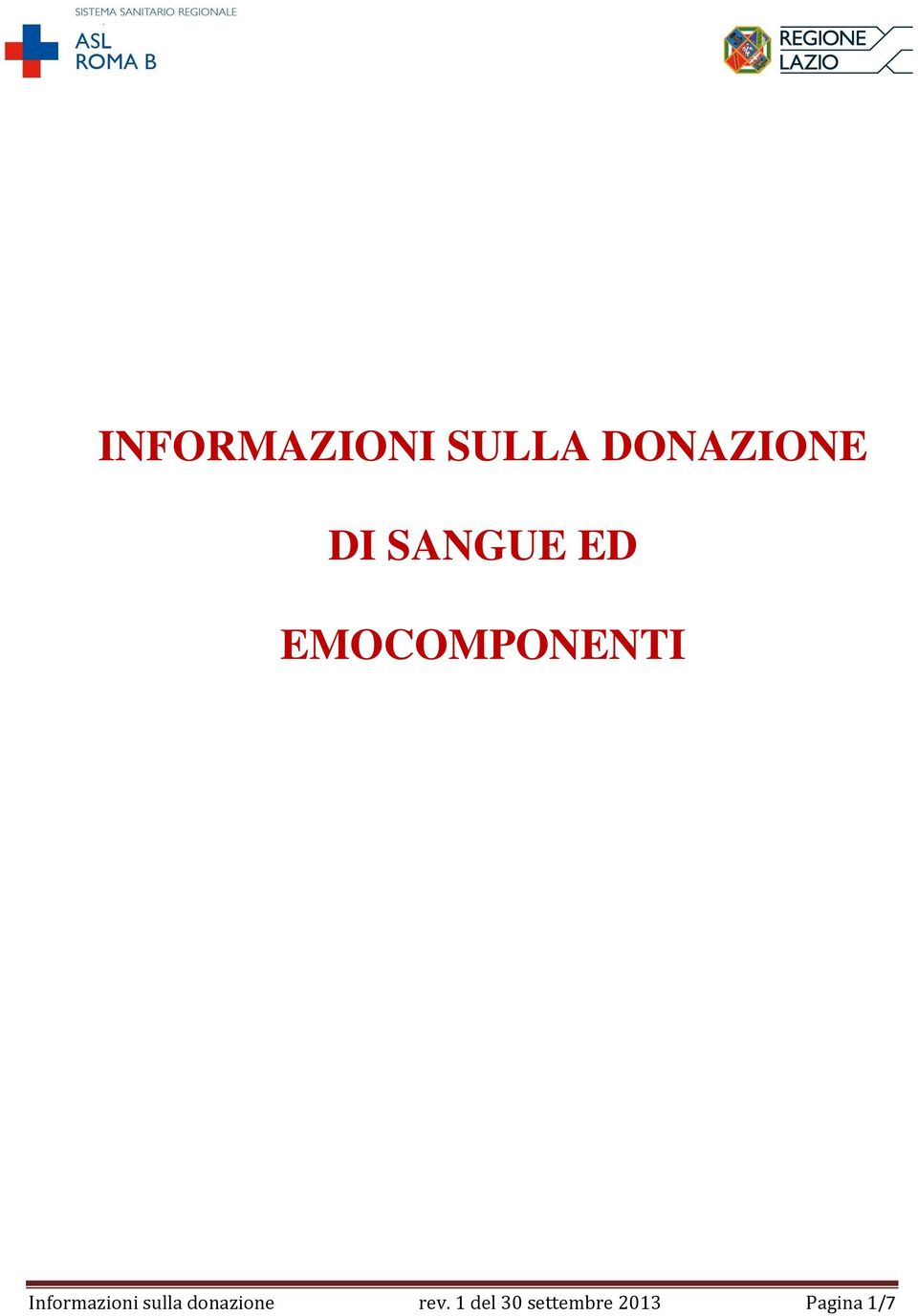 Informazioni sulla donazione