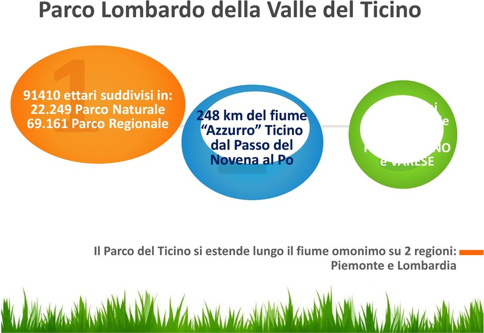 161 Parco Regionale 248 km del fiume Azzurro Ticino dal Passo del Novena al Po