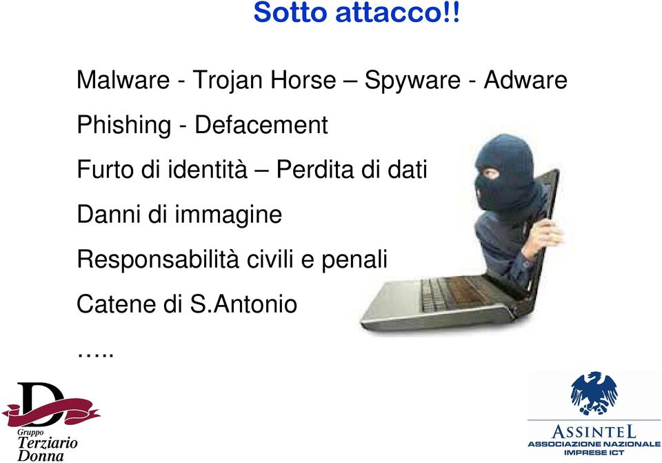 Phishing - Defacement Furto di identità