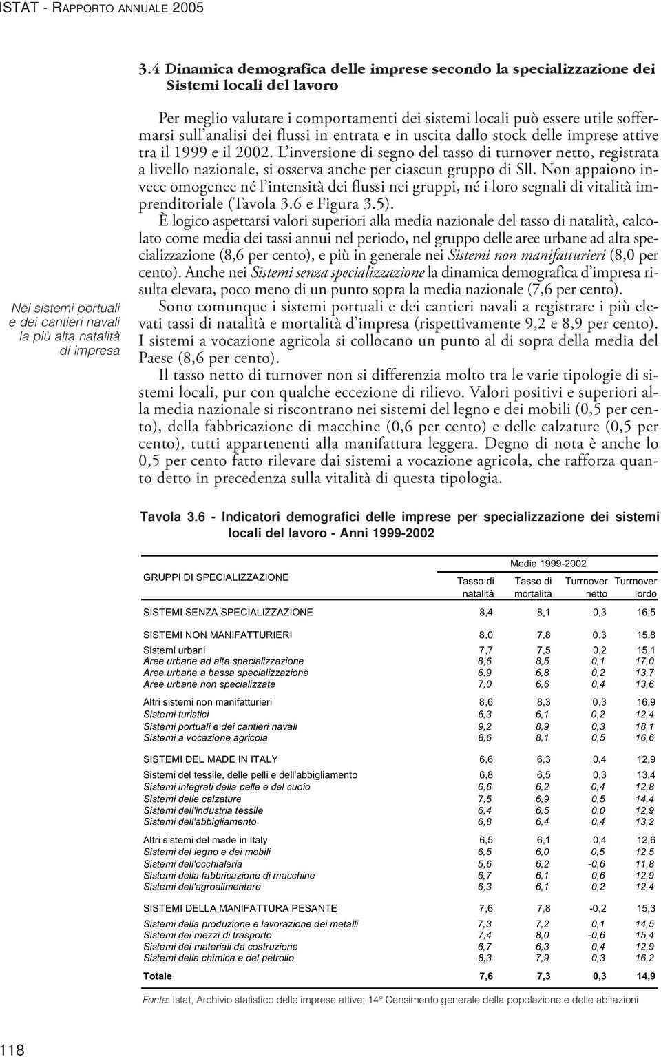 comportamenti dei sistemi locali può essere utile soffermarsi sull analisi dei flussi in entrata e in uscita dallo stock delle imprese attive tra il 1999 e il 2002.