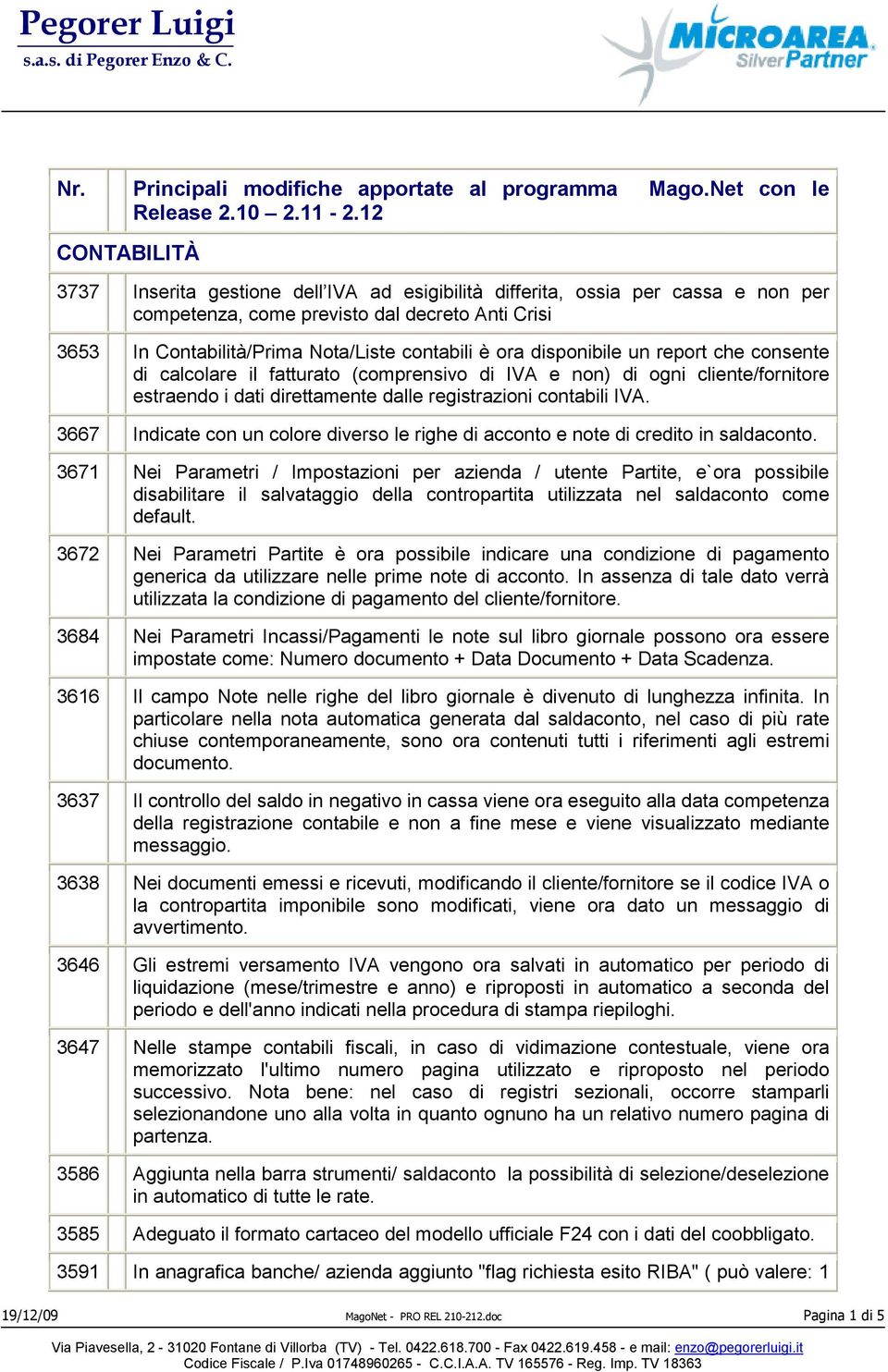 ora disponibile un report che consente di calcolare il fatturato (comprensivo di IVA e non) di ogni cliente/fornitore estraendo i dati direttamente dalle registrazioni contabili IVA.