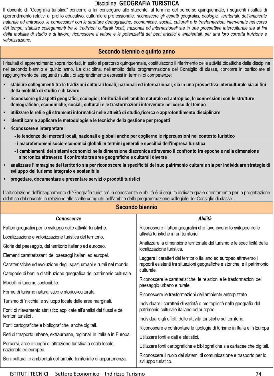 economiche, sociali, culturali e le trasformazioni intervenute nel corso del tempo; stabilire collegamenti tra le tradizioni culturali locali, nazionali ed internazionali sia in una prospettiva