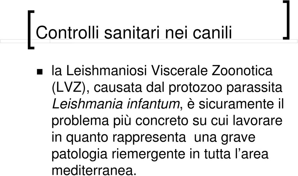 sicuramente il problema più concreto su cui lavorare in quanto