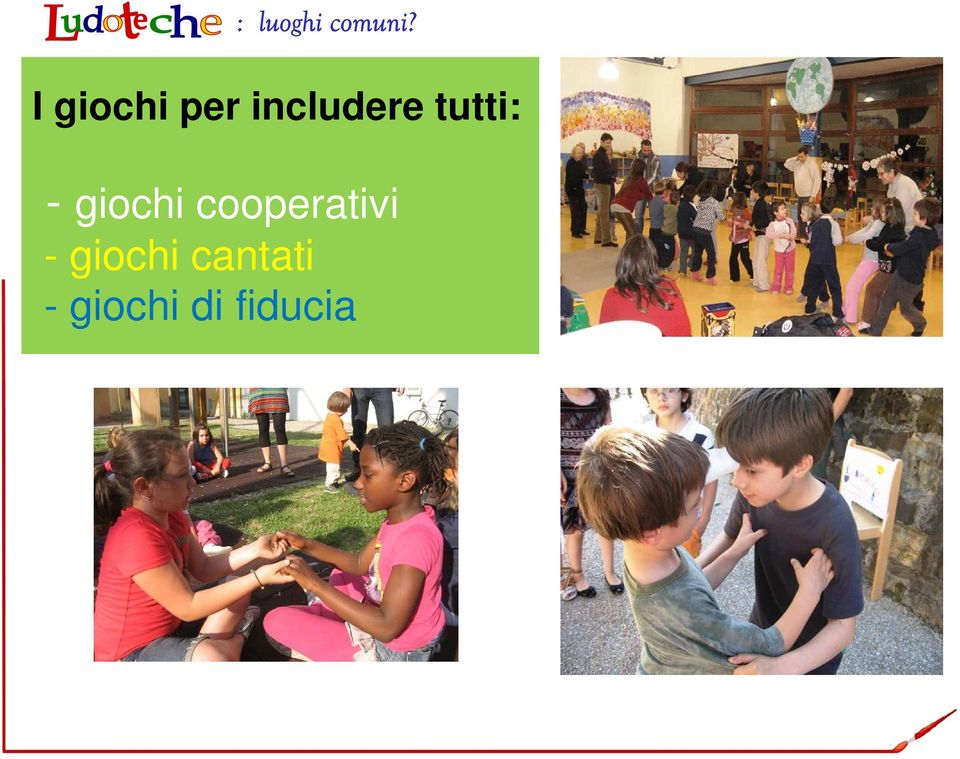 giochi cooperativi -