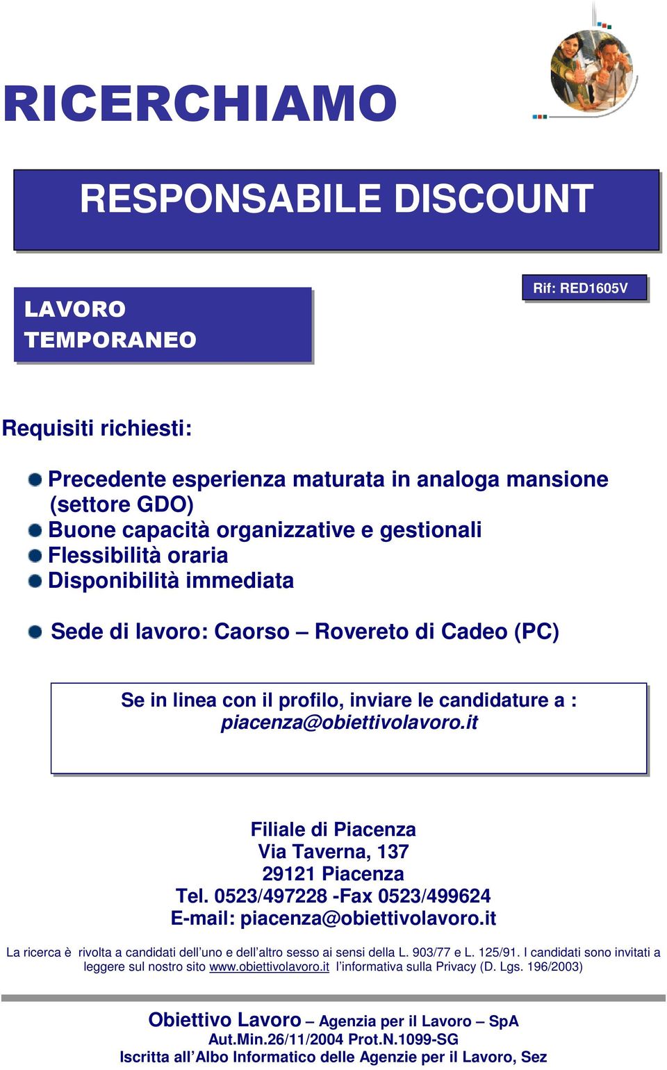 organizzative e gestionali Flessibilità