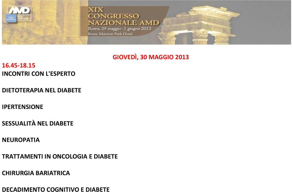 DIETOTERAPIA NEL DIABETE IPERTENSIONE SESSUALITÀ NEL