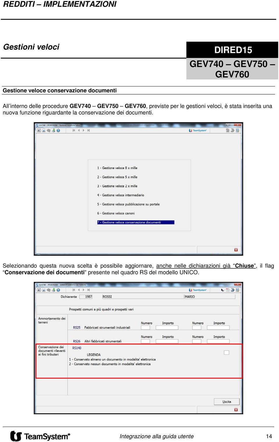 conservazione dei documenti.