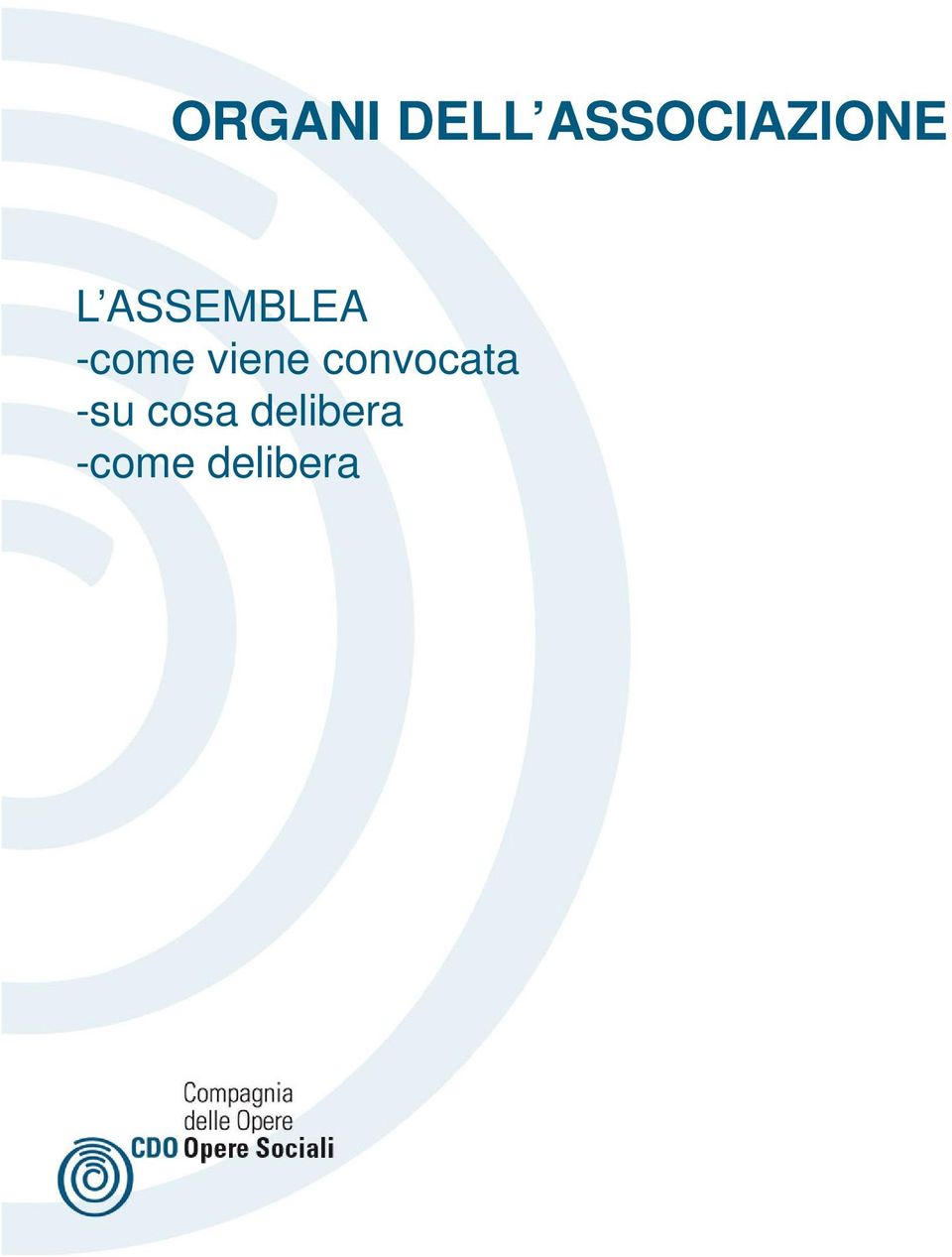 ASSEMBLEA -come viene