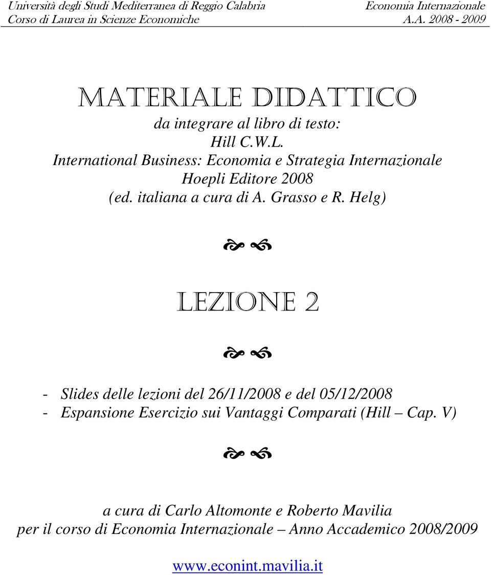italiana a cura di A. Grasso e R.