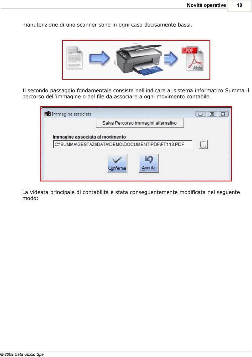 Summa il percorso dell'immagine o del file da associare a ogni movimento