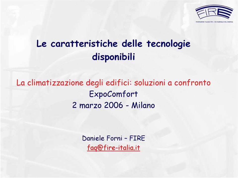 edifici: soluzioni a confronto ExpoComfort