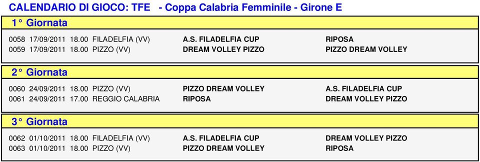 00 PIZZO (VV) PIZZO DREAM VOLLEY A.S. FILADELFIA CUP 0061 24/09/2011 17.