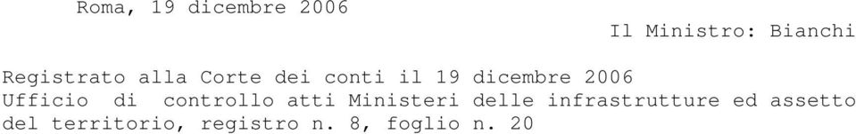 Ufficio di controllo atti Ministeri delle