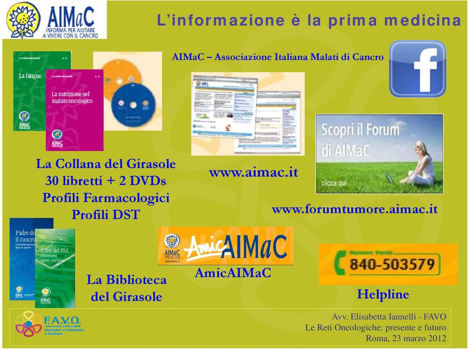 + 2 DVDs Profili Farmacologici Profili DST www.aimac.