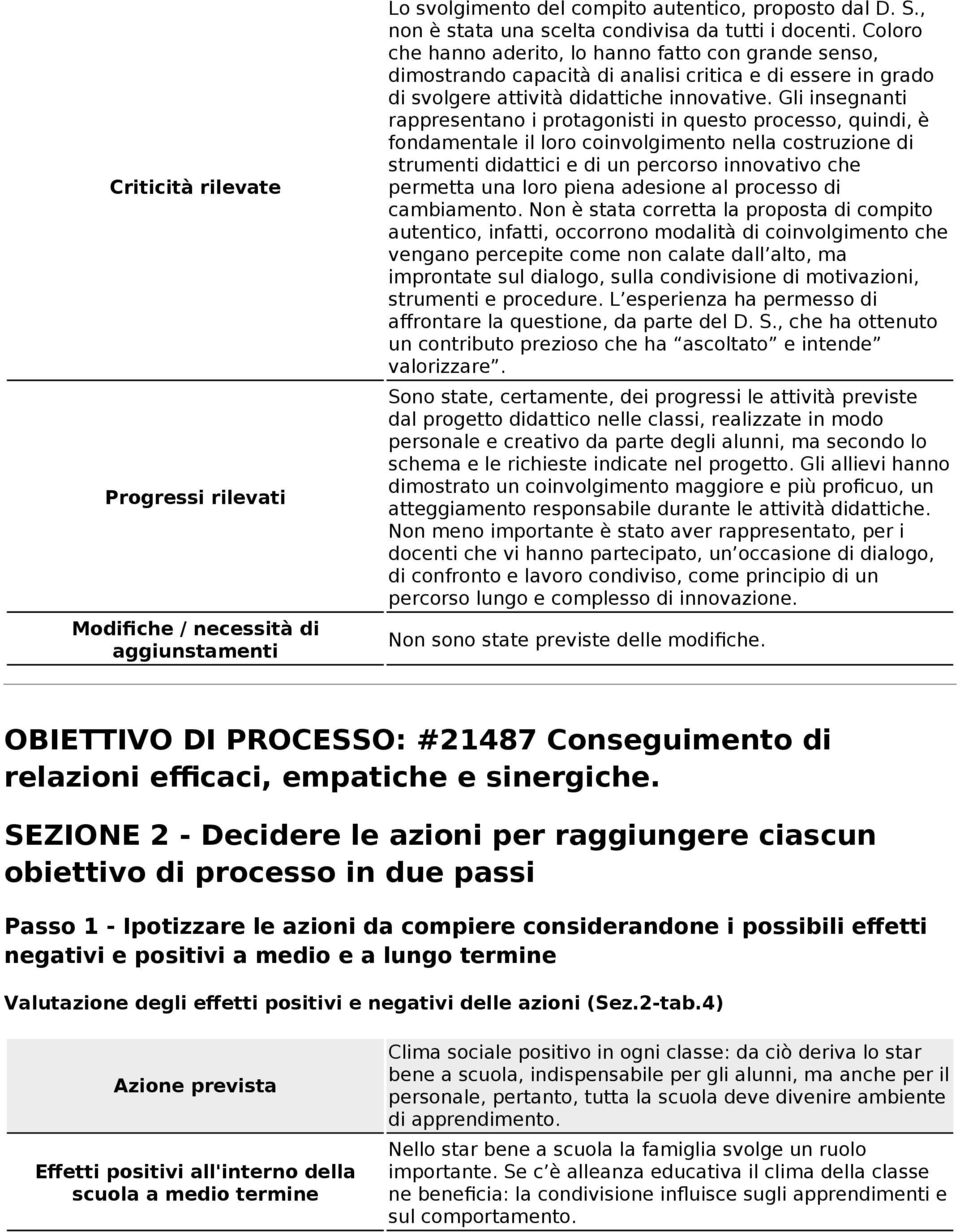 Gli insegnanti rappresentan i prtagnisti in quest prcess, quindi, è fndamentale il lr cinvlgiment nella cstruzine di strumenti didattici e di un percrs innvativ che permetta una lr piena adesine al