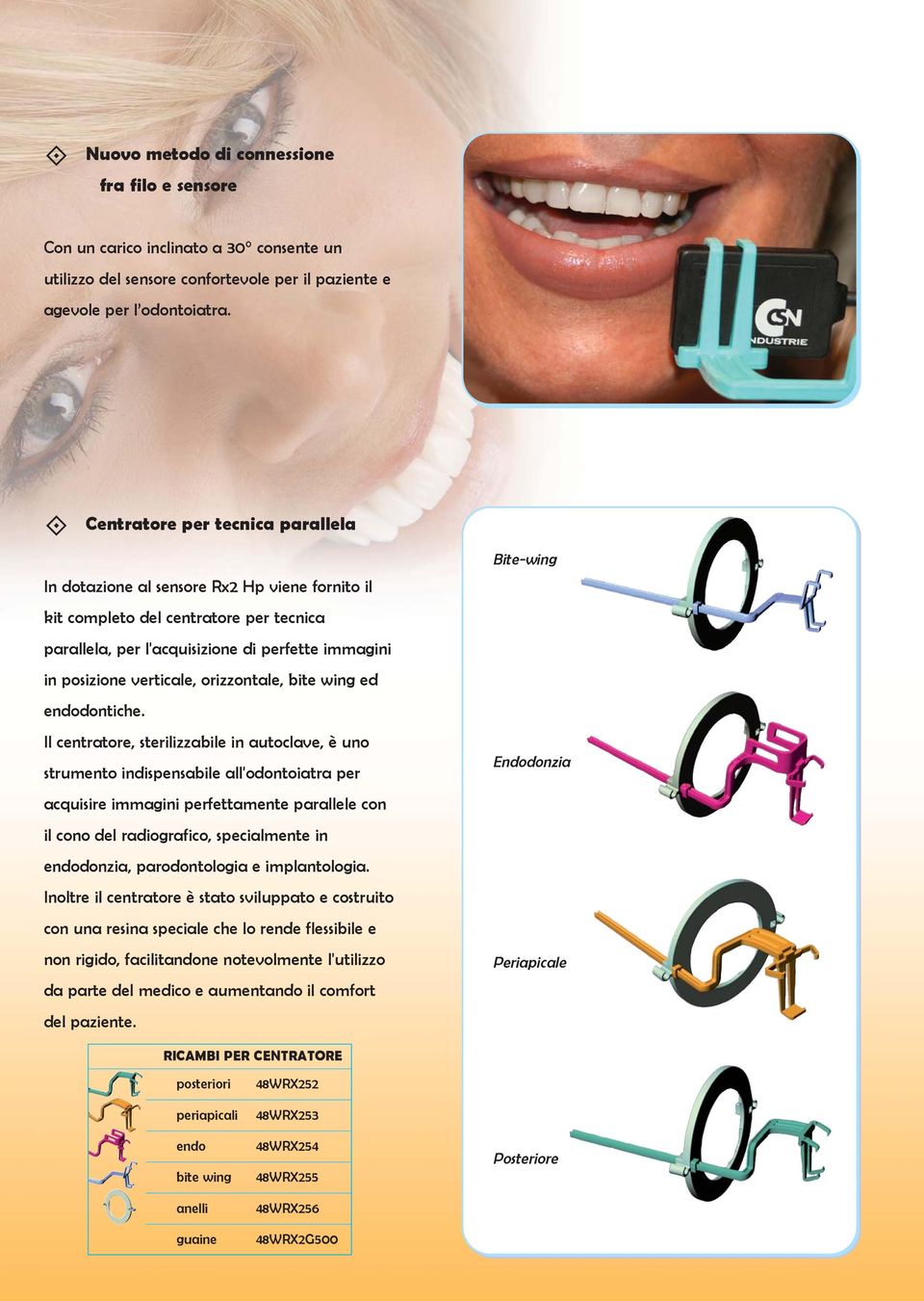 orizzontale, bite wing ed endodontiche.